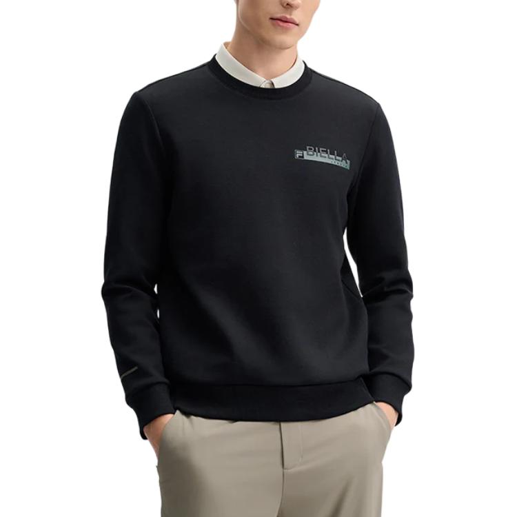 Men's Sweatshirt FILA Sweatshirt Men's Jet Black