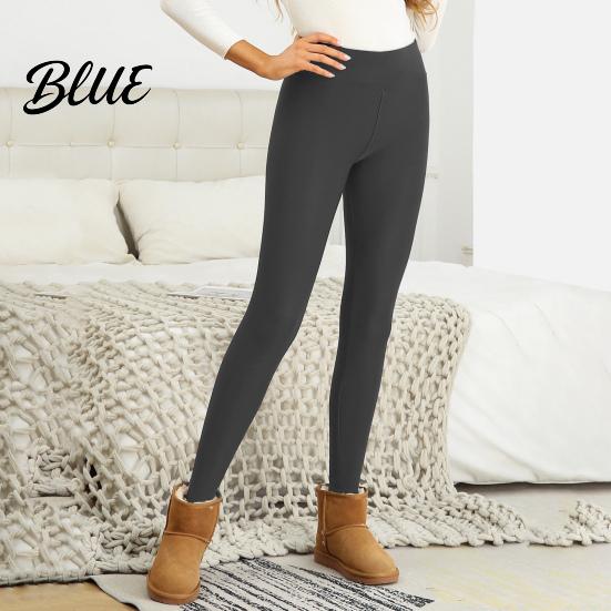Winter Legwear Women Warm Tights Color Thickened Waist Solid Leggings High Plush Thick Lining Bottom