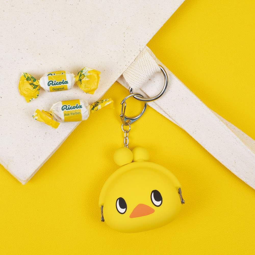 Design POCHI BABY Chick Coin and Pouch for Nissin Chicken Ramen Character P+G Purse, Keychain, Kids, PG-48101
