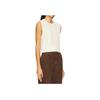 Polo Ralph Lauren Solid Color Pullover Crew Neck Sleeveless Knit Top Women tops White 211941553-004