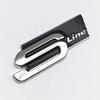3D Metal S LINE Logo Styling Emblem Car Decal Badge For  S1 Sline A1 A3 A4 A5 A7 Q2 Q5 Q7 TT SQ5 SQ7 B6 B7 Sticker Accessories 2x