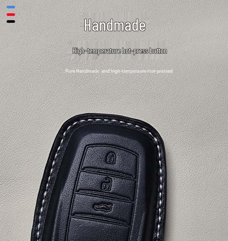 Toyota Key Case for Camry, RAV4, Corolla, Avalon, Highlander, Levin, Venza - Genuine Leather