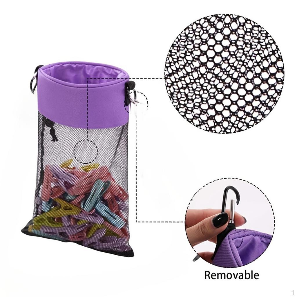 Clothes Peg Bag for Hanging And Storing Pegs – Space-saving Accessory The Wardrobe,