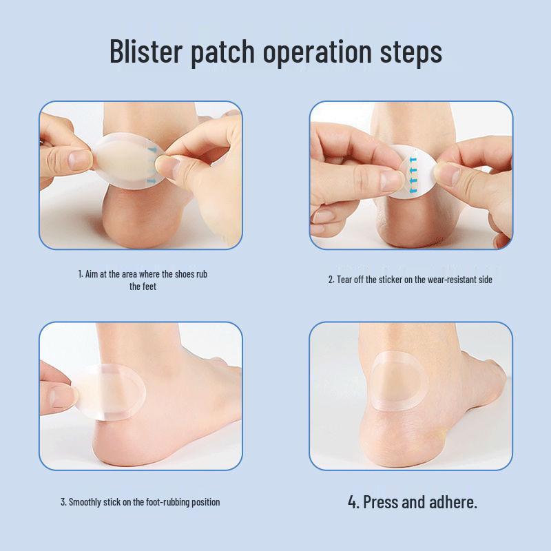 Women's Transparent Anti-Slip Heel Grips - Cushion Pads for High Heels