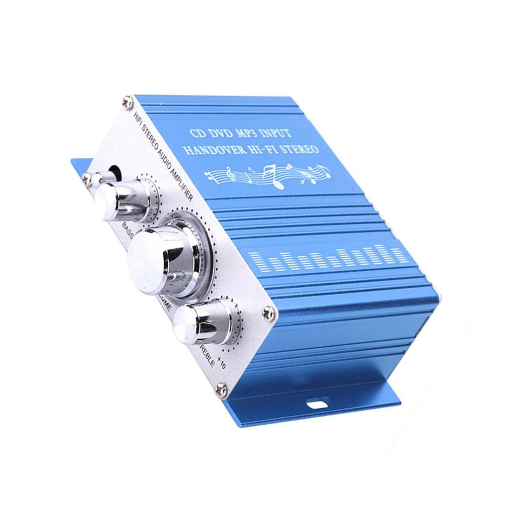 Mini Digital Auto Auto Verstärker Hifi Audio Musik CD DVD MP3 FM Player(blau)