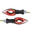 2pcs DC 12V Motorcycle LED Turn Signals Light 12V Indicator 8mm Fit For Most Motorcycle