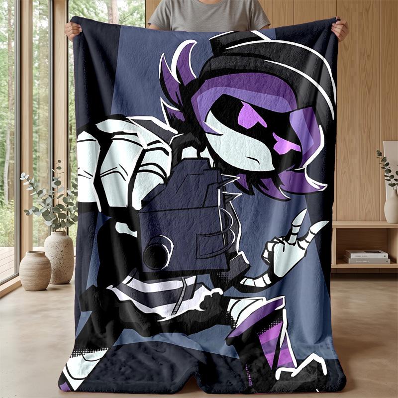 Murder DronesPrinted Flannel Blanket Cozy Skin-Friendly Warm Throw for Couch Bed Indoor Daily Use