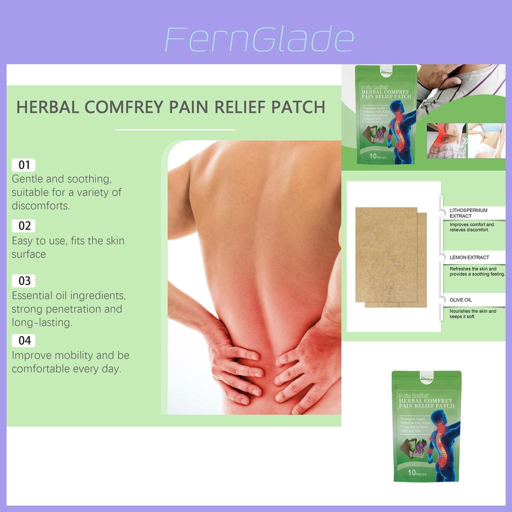 Herbal South Moon Purple Herb Body Care Patches For Knee And Wrist Discomfort Relief