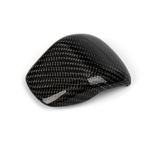 Real Carbon Fiber Car Knob Protector Auto Shift Gear Cover Trim For Kia Stinger 2018  2019 2020 2026 2026