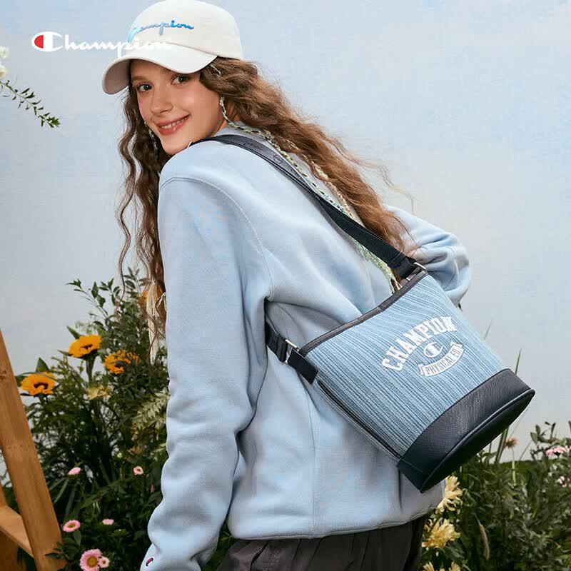 Champion 2025 Unisex Casual Varsity Bucket Crossbody Bag