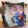 Nausicaä of the Valley of the Wind 2D Flat Pattern Flannel Blanket High quality All Seasons Warmth and Comfort Perfect for Christmas Gifts.DMT0925292