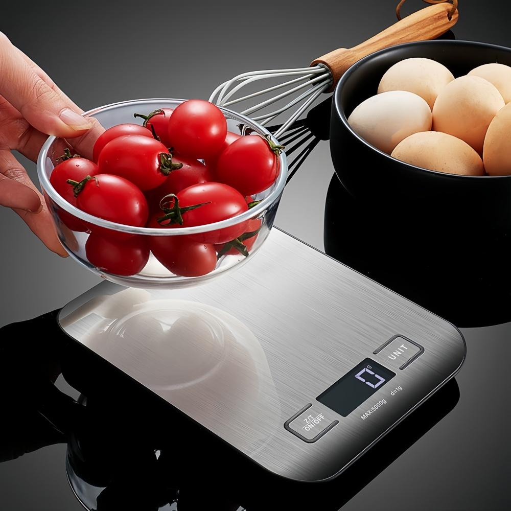 High-precision Kitchen Scale Digital Electronic Scale LED Display Stainless Steel High Quality Food Jewelry Home Baking Scale