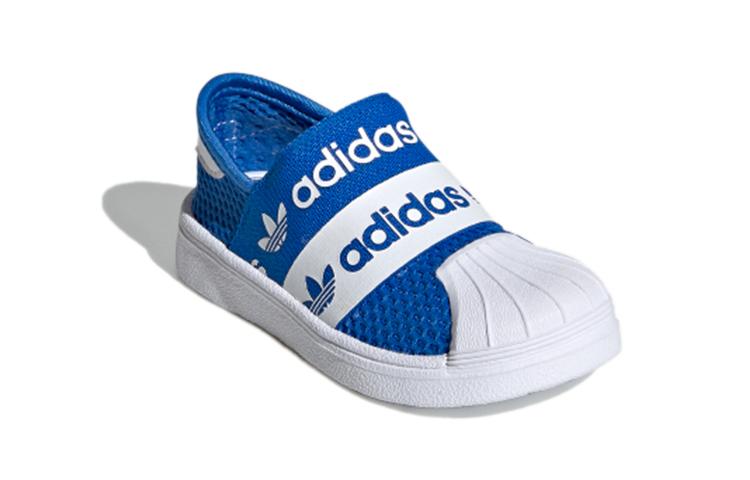 adidas Originals Superstar Collection Smr 360 I Breathable Low Top Toddler Shoes Blue Infant And Toddler FV7606