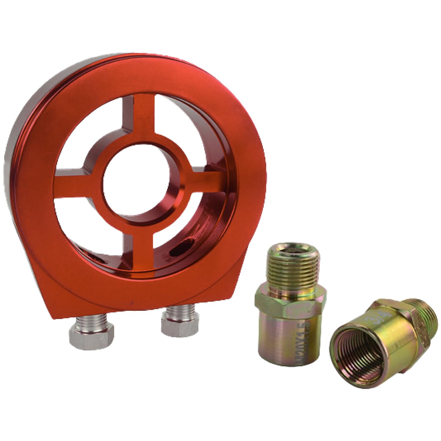 

RYOTBASE Сэндвич-блок для датчиков Температура Гидравлика M20 1.5 3/4 16unf красный