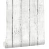 Classic White Gray Peel and Stick Wallpaper Wood Plank Faux Wallpaper Removable Self-Adhesive Vintage Paper Wall Decorative