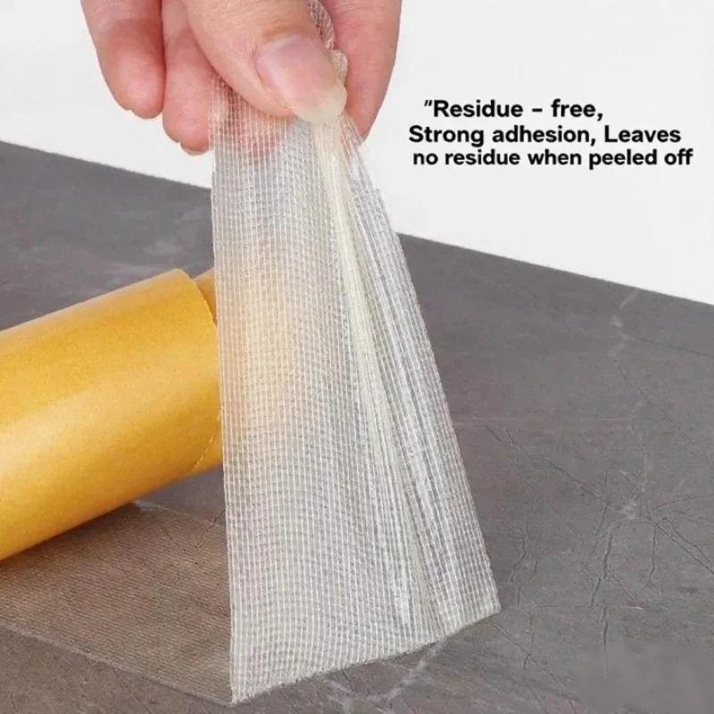 Fixation Bookbinding Extra Strong Double Sided Adhesive Tape Thin Super Strong Heavy Mesh Waterproof Powerful Grid Carpet Tape