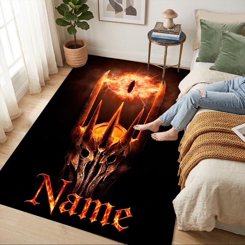 Custom Lord Rings Area Rug Living Room Nonslip Soft Carpet For Bedroom Game Playroom Sofa Office Home Decor Doormat Christmas Gift C10378