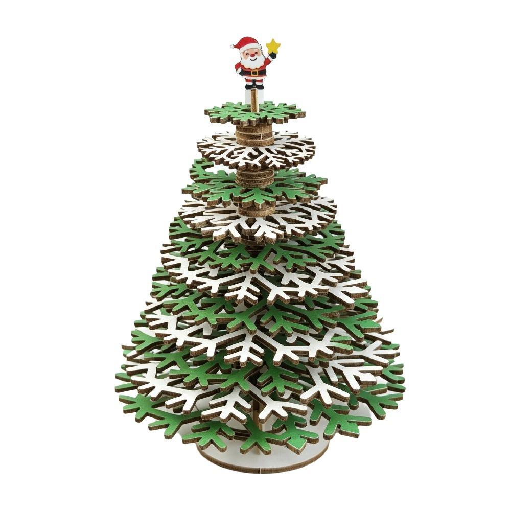 DIY Christmas Tree Ornament Santa Claus Christmas Tree Statue Home Decoration