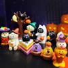 3D Pumpkin Micro Landscape Japanese Sundries Style Resin Pumpkin Desktop Ornament Prop Pumpkin Cartoon Cat Crafts Halloween