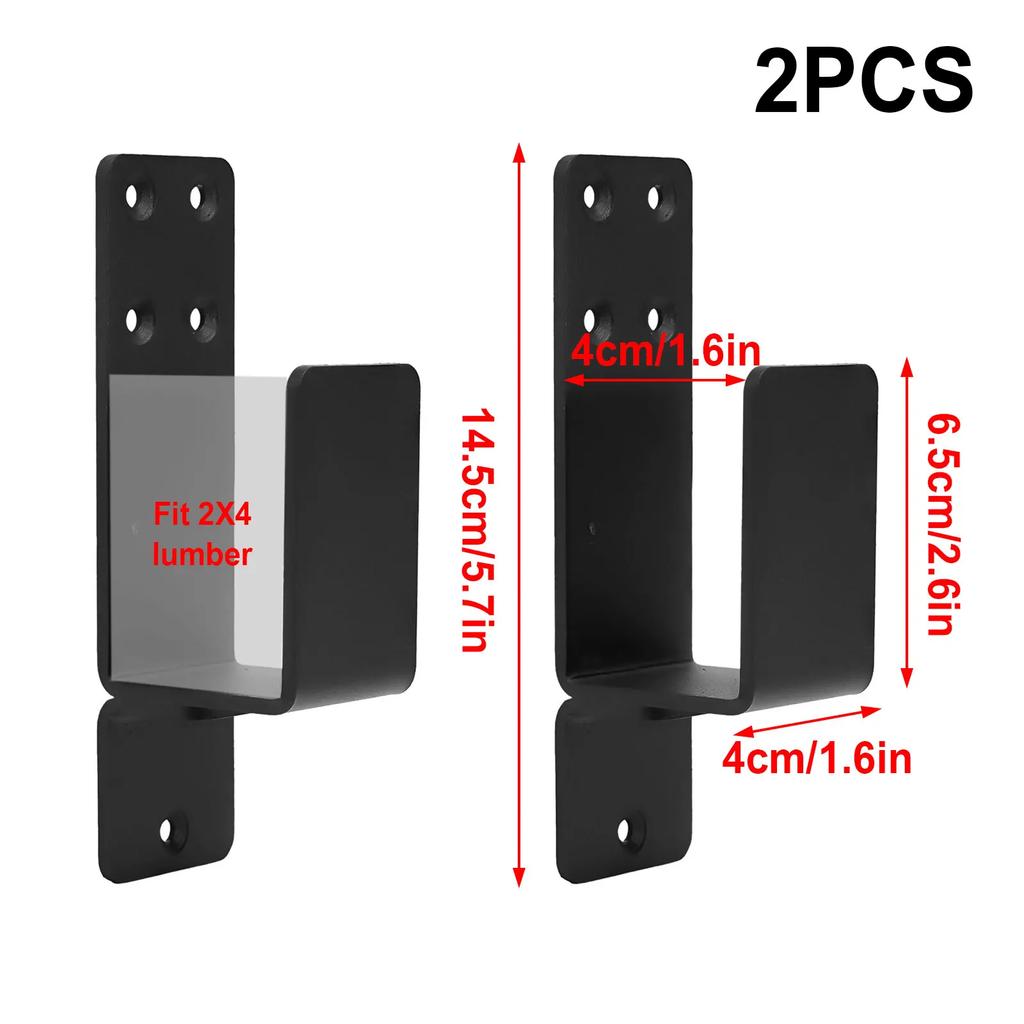 Secure Your For Home with 2x4 Door Barricade Brackets Featuring Steel Construction for Reinforcement Against Forced Door Entry