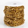 1Meter Hollow Heart Square Necklace Chain Stainless Steel Gold Plated Link Chains DIY Women Bracelets Jewelry Making Bags Chain
