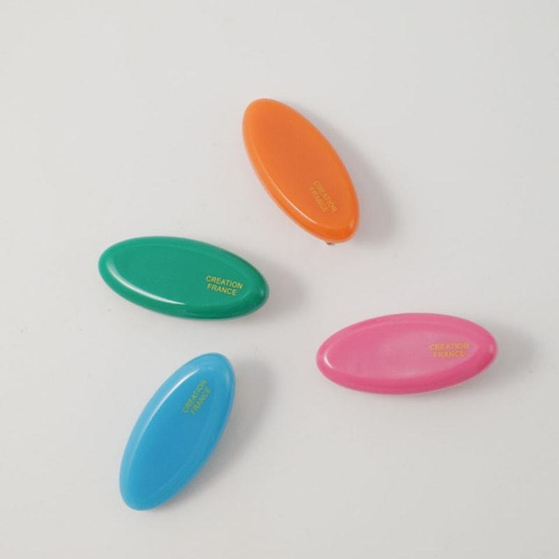 

objet213 Tropical Peanut Hair Clip (4 colors) 4. Sea Blue