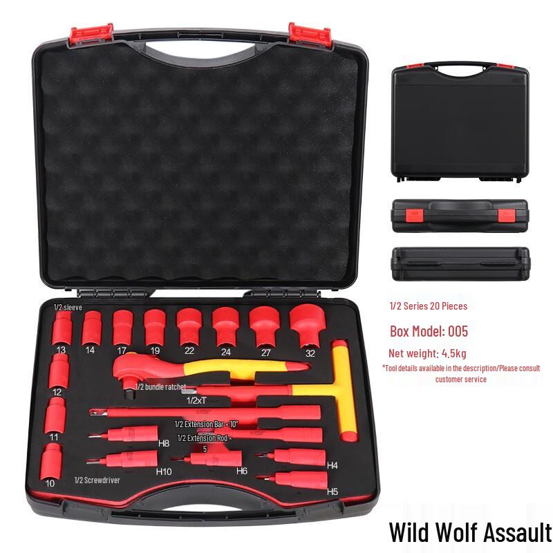 Wild Wolf Assault Новый энергетический изолированный набор инструментов электрика