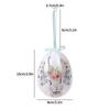 Easter Decorations Easter Bunny Egg Pendant Rabbits Egg Ornament Party Favors Desk Accessories Easter Party Supplies