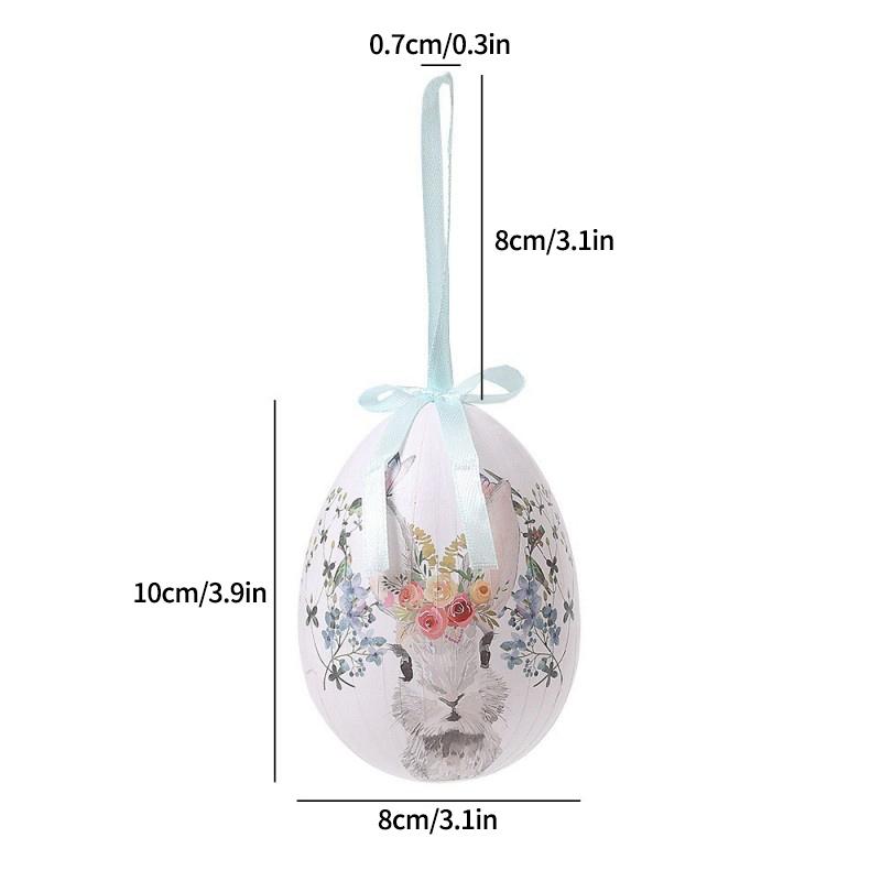 Easter Decorations Easter Bunny Egg Pendant Rabbits Egg Ornament Party Favors Desk Accessories Easter Party Supplies