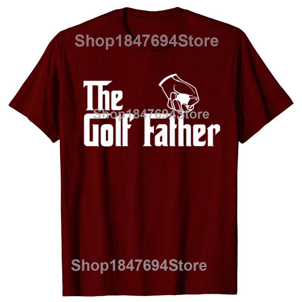 Funny The Golf Father T Shirts Summer Style Graphic Cotton Streetwear Short Sleeve Disc Golfing Gifts T-shirt Mens Clothes