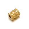 20Pcs Stainless Steel Gold Color Loose Bead Big Hole Spacer Beads for DIY Bracelets Finding Necklace Jewelry Making Supplies