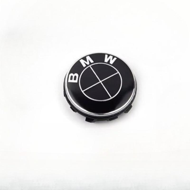 

1PCS 56/68mm automobile hub cover magnetic suspension tire center cover is suitable for BMW ABS replacement parts. 56mm-1pcs чёрный