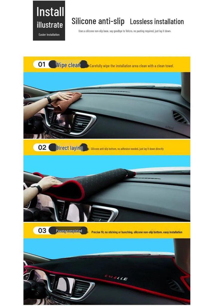 Baojun 730 Blendfreies Armaturenbrett-Pad für die Mittelkonsole: Wärmeisolierung & Sonnenschutz Auto-Innenzubehör