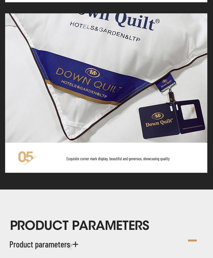 Star Hotel Imitation Down Quilt - Year-Round Comfort: Summer, Winter, Thickened Warmth, Air Conditioning, Perfect Gift