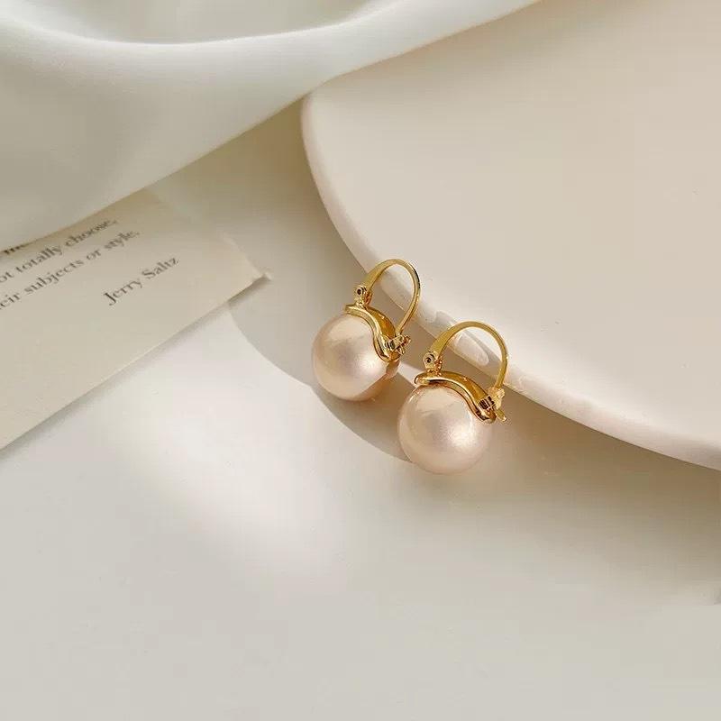 

Фиолетовые круглые серьги-кольца с жемчугом для женщин, элегантные серьги, ювелирный подарок белый