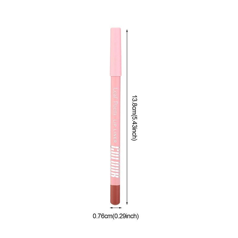 12Color Matte Lipliner Pencil Waterproof Plumping Stain Lipstick Natural Nude Pink Lip Liner Pro Outline The Lips Contour Makeup