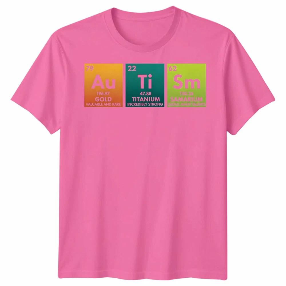 Autismus Bewusstsein Unisex Lustiges Autismus Periodensystem T-Shirt