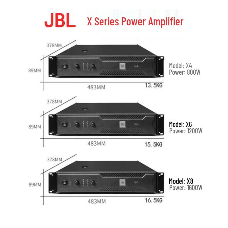 JBL X6 Professional Dual Channel Power Amplifier
