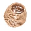 Paper Rope Lamp Shade Compatible with E27 E14 Base Decorative Woven Lampshade for Home Hotel Coffee Shop