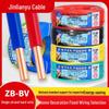Jinlianyu ZB-BV Copper Core Flame Retardant Wire - 1/1.5/2.5/4/6 Sq Mm for Home Decoration