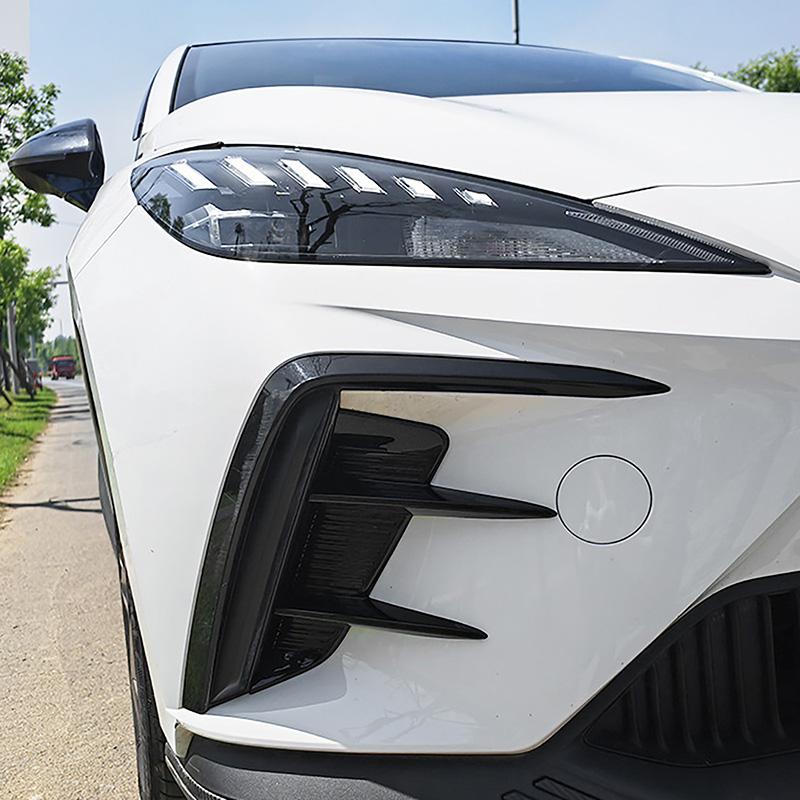 Car Accessories Front Bumper Spoiler Modification Trim Cover Bumper Side Air Vent Decoration Cover Fit For MG MG4 EV MULAN 2024+