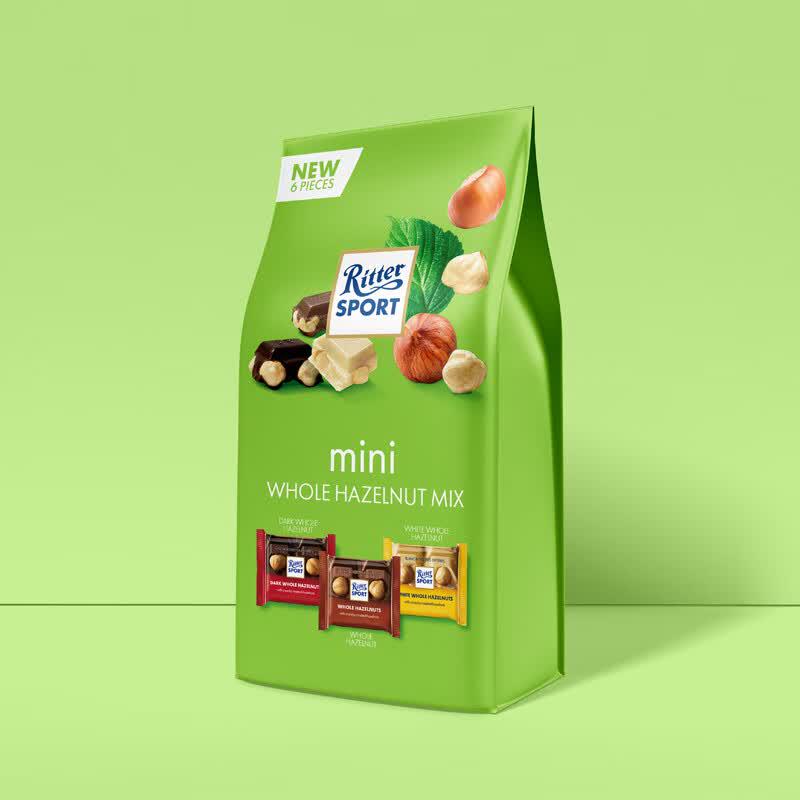 RITTER SPORT Mini Assorted & Hazelnut Chocolate Gift Box