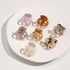 Small Pumpkin Grab Clip Acetate Retro Mini Hair Claw  Hair Accessories