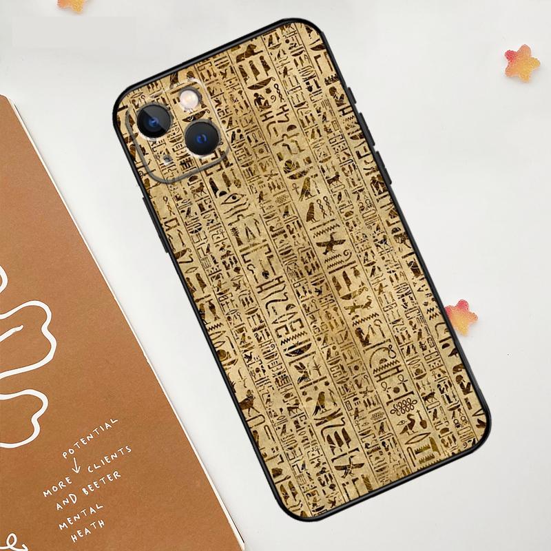 Ägypten Pharao Wandmalerei Hülle Für Apple iPhone 15 16 14 13 12 11 Pro Max Mini XR 15 16 Plus 16e Schutzhülle