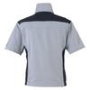 [COCOS Nobuoka] AE-9060 BOTTLE TECH® Eco-Stretch Short Sleeve Blouson, Silver, Size LL