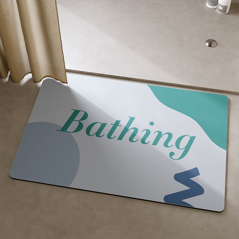

Коврик для пола в ванной, туалетный мягкий впитывающий коврик из диатомовой грязи, туалетный противоскользящий коврик, современный легкий роскошный бытовой придверный коврик 40X60cm 15.7X23.6in