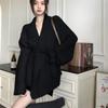 Cardigan Sweater Female 2023 Autumn Lazy Knitted Coat with High Quality Slim Soft Glutinous Lace Up Cardigan Sweater for Women