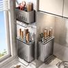 Cream Style Wooden Kitchen Knife & Utensil Organizer