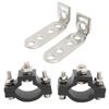LED Light Bar Brackets 1.2in Bull Bar Tube Work Lamp Mounting Clamp for Motorcycle Truck SUV ATV