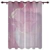 Marmorstruktur Rosa Vorhänge für Schlafzimmer Wohnzimmer Vorhänge Küche Kinderzimmer Fenstervorhang Moderne Heimdekoration